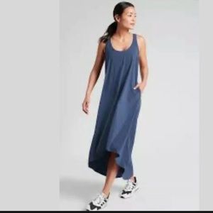 ATHLETA Presidio Dress Iron Blue NWT